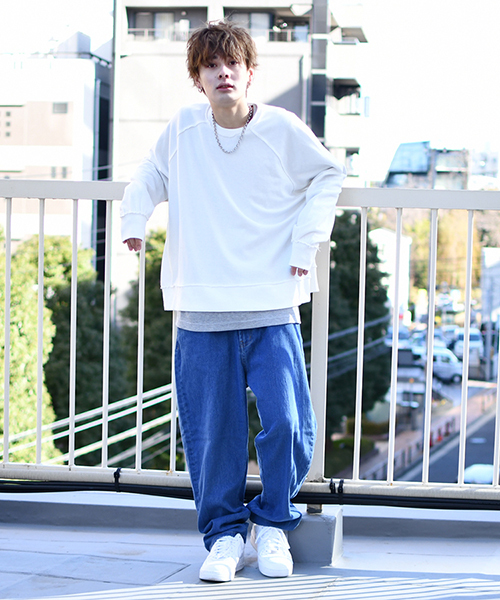 kutir(クティール)の「デニムバルーンワイドパンツ(デニムパンツ・メンズ・ライトブルー/インディゴブルー/サックスブルー・SMALL/LARGE/MEDIUM)」の10枚目の写真