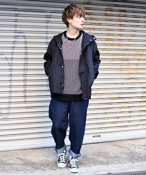 kutir(クティール)の「デニムバルーンワイドパンツ(デニムパンツ・メンズ・ライトブルー/インディゴブルー/サックスブルー・SMALL/LARGE/MEDIUM)」の16枚目の写真