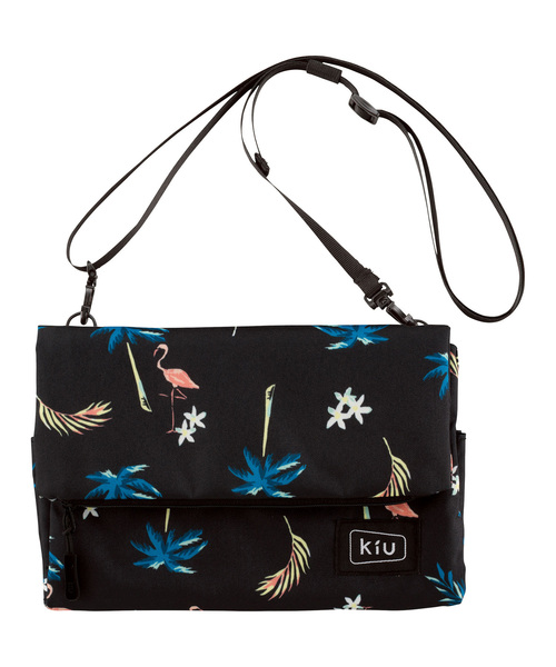 KiU（キウ）の「ウォーターリパレントストレージサコッシュ【2】（ショルダーバッグ・メンズ・ブラック/ネイビー/レッド/オフホワイト/ブルー/アイボリー/ホワイト系その他/ブラック系その他/ブルー系その他/レオパード・FREE）」の16枚目の写真