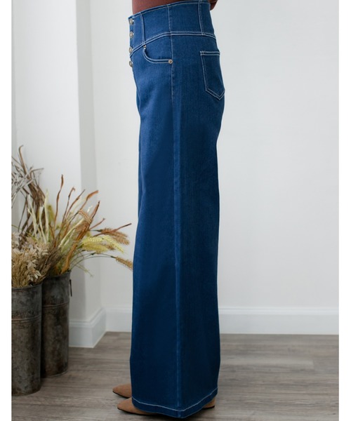 Julia Boutique（ジュリアブティック）の「脚長ハイウエストワイドパンツ/510229（その他パンツ・レディース・ライトブルー/ブラック/ネイビー・LL/S/M/L）」の17枚目の写真