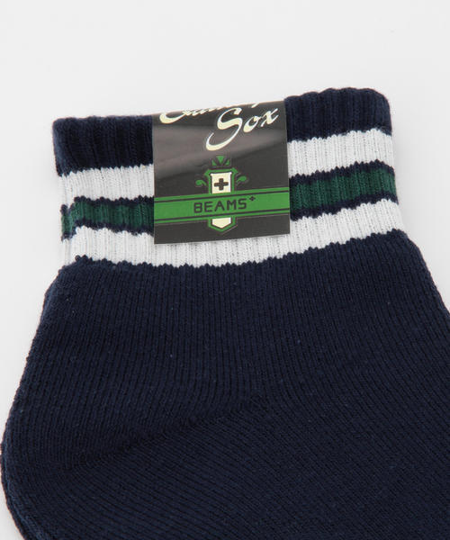 BEAMS PLUS(ビームスプラス)の「BEAMS PLUS / 1/4 スクールボーイソックス(ソックス/靴下・メンズ・ホワイト/グレー/ネイビー/ブラック系その他/インディゴブルー・ONE SIZE)」の17枚目の写真