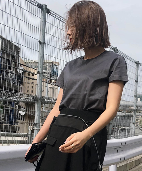 Tシャツ(半袖/袖なし) AMERI COATING BASIC TEE Ameri（アメリ）の「COATING BASIC TEE（Tシャツ/カットソー）」 - WEAR