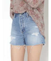 Ungrid | クラッシュデニムショートパンツ(デニムパンツ)