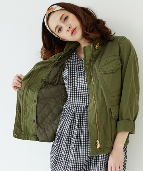 Another Edition（アナザーエディション）の「■AE ｼｼｭｳ MLTLY CT◆（ミリタリージャケット・レディース・オリーブ/その他1・SMALL/MEDIUM）」の8枚目の写真