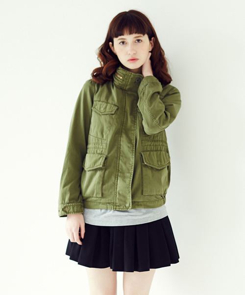 Another Edition（アナザーエディション）の「■AE ｼｼｭｳ MLTLY CT◆（ミリタリージャケット・レディース・オリーブ/その他1・SMALL/MEDIUM）」の9枚目の写真