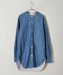 スタンドカラーシャツ