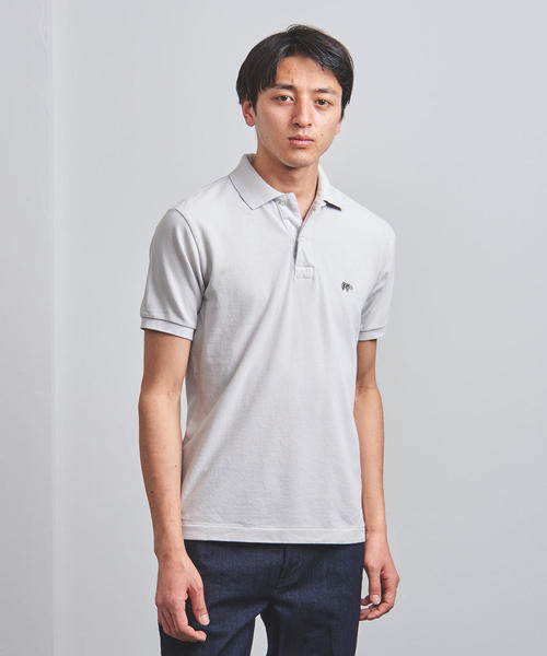 SCYE BASICS（サイベーシックス）の「＜ SCYE BASICS（サイベーシックス) ＞ カノコ ポロシャツ（ポロシャツ・メンズ・ホワイト/ライトグレー/ダークブラウン/ブラック/ダークグリーン/ネイビー・40/36/38）」の4枚目の写真