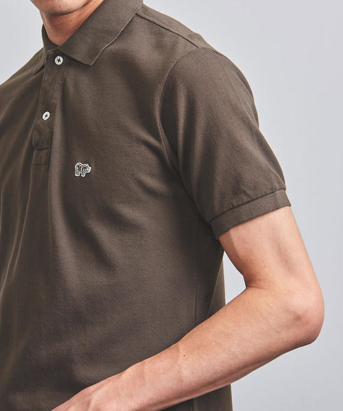 SCYE BASICS（サイベーシックス）の「＜ SCYE BASICS（サイベーシックス) ＞ カノコ ポロシャツ（ポロシャツ・メンズ・ホワイト/ライトグレー/ダークブラウン/ブラック/ダークグリーン/ネイビー・40/36/38）」の8枚目の写真