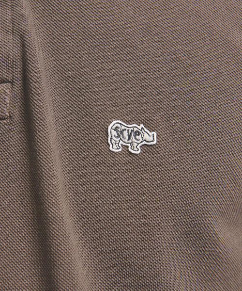 SCYE BASICS（サイベーシックス）の「＜ SCYE BASICS（サイベーシックス) ＞ カノコ ポロシャツ（ポロシャツ・メンズ・ホワイト/ライトグレー/ダークブラウン/ブラック/ダークグリーン/ネイビー・40/36/38）」の10枚目の写真