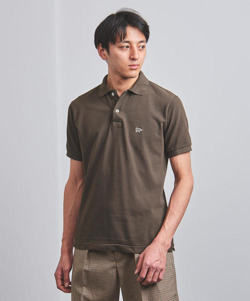 SCYE BASICS（サイベーシックス）の「＜ SCYE BASICS（サイベーシックス) ＞ カノコ ポロシャツ（ポロシャツ・メンズ・ホワイト/ライトグレー/ダークブラウン/ブラック/ダークグリーン/ネイビー・40/36/38）」の11枚目の写真