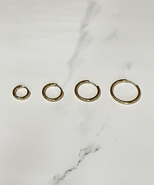 BROTHERHOOD(ブラザーフッド)の「【BROTHERHOOD】サージカル ステンレス ストリング フープ ピアス(ピアス(片耳用)・メンズ・ピンクゴールド/ブラック/ゴールド/シルバー/その他1/その他6/その他4/その他3/その他5/その他2・SMALL/MEDIUM/LARGE/X-LARGE)」の21枚目の写真