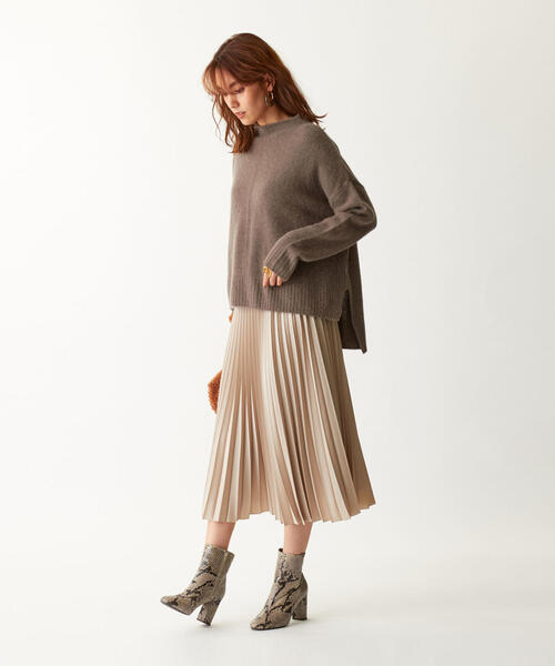 EMMEL REFINES（エメルリファインズ）の「〔ハンドウォッシャブル〕FC HW プリーツスカート（スカート・レディース・ライトブルー/パープル/ブラウン/ベージュ/その他1/ダークブラウン・M/S）」の17枚目の写真