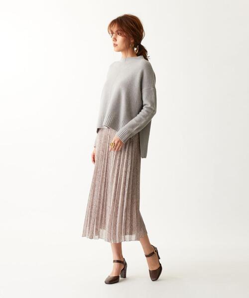 EMMEL REFINES（エメルリファインズ）の「〔ハンドウォッシャブル〕FC HW プリーツスカート（スカート・レディース・ライトブルー/パープル/ブラウン/ベージュ/その他1/ダークブラウン・M/S）」の11枚目の写真