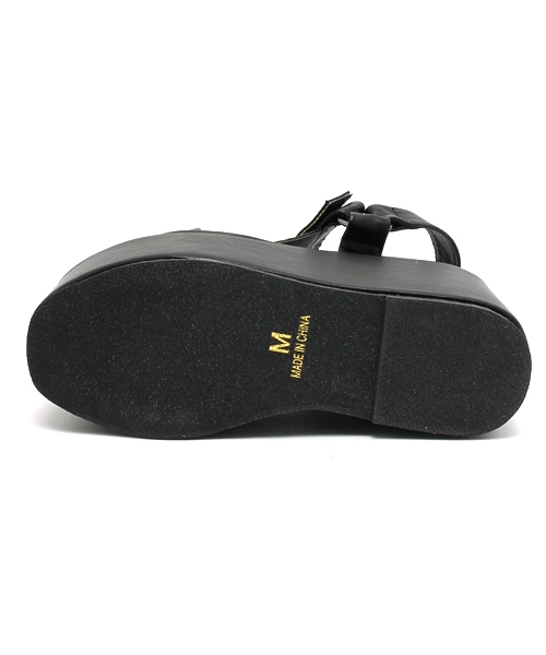 L.D.S.（エルディーエス）の「ハートパンチングサンダル（サンダル・レディース・ブラック系/ホワイト系・LARGE/MEDIUM）」の8枚目の写真