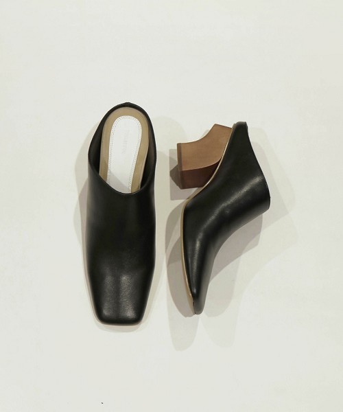 todayful Leather Square Mule レザースクエアミュール todayful Leather Square Mule レザースクエアミュール