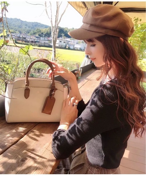 14+（イチヨンプラス）の「ウールマリンキャスケット（キャスケット・レディース・ブラック/ベージュ/ブラウン/グレー・FREE）」の6枚目の写真