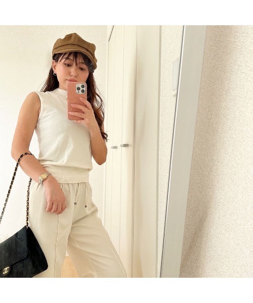 14+（イチヨンプラス）の「ウールマリンキャスケット（キャスケット・レディース・ブラック/ベージュ/ブラウン/グレー・FREE）」の13枚目の写真