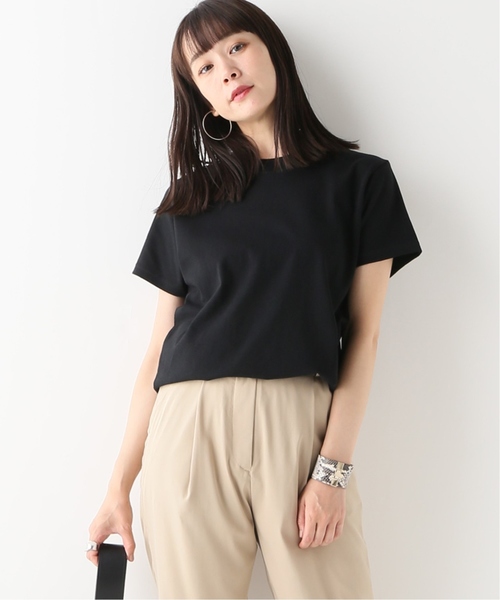 journal standard L'essage（ジャーナルスタンダードレサージュ）の「16テンジク Tシャツ（Tシャツ/カットソー・レディース・ホワイト/ベージュ/ブラック・FREE）」の3枚目の写真