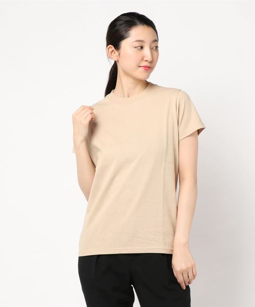 journal standard L'essage（ジャーナルスタンダードレサージュ）の「16テンジク Tシャツ（Tシャツ/カットソー・レディース・ホワイト/ベージュ/ブラック・FREE）」の7枚目の写真