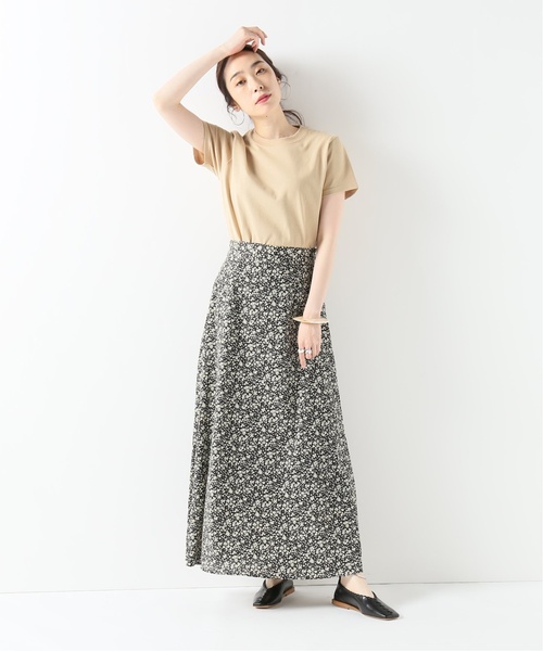 journal standard L'essage（ジャーナルスタンダードレサージュ）の「16テンジク Tシャツ（Tシャツ/カットソー・レディース・ホワイト/ベージュ/ブラック・FREE）」の10枚目の写真