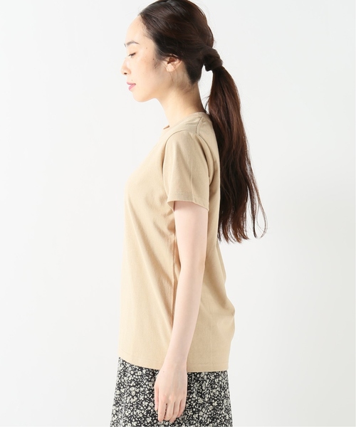 journal standard L'essage（ジャーナルスタンダードレサージュ）の「16テンジク Tシャツ（Tシャツ/カットソー・レディース・ホワイト/ベージュ/ブラック・FREE）」の13枚目の写真