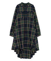 Candy Stripper | UNFOLD CHECK SHIRT ワンピース(ワンピース)