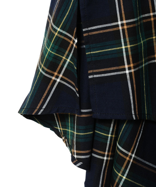 Candy Stripper PRETEND CHECK シャツ 緑 Candy Stripper（キャンディストリッパー）の「GINGHAM CHECK
