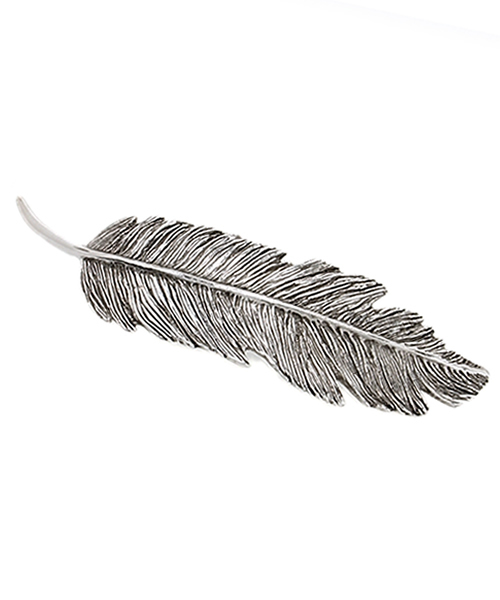 Ray BEAMS（レイビームス）の「【PLUIE / フェザー ヘアバレッタ】（バレッタ/ヘアクリップ・レディース・ブラック/その他1/その他2・ONE SIZE）」の3枚目の写真