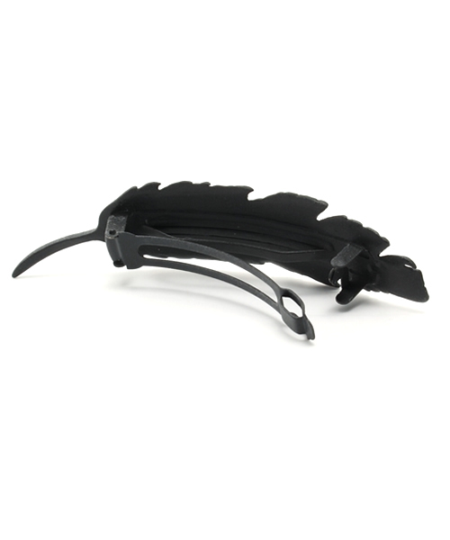 Ray BEAMS（レイビームス）の「【PLUIE / フェザー ヘアバレッタ】（バレッタ/ヘアクリップ・レディース・ブラック/その他1/その他2・ONE SIZE）」の6枚目の写真