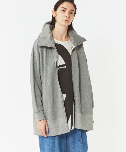 FRAPBOIS（フラボア）の「ビッグフードパーカー（パーカー・レディース・ブラック/グレー系その他/グリーン系その他・1/2）」の3枚目の写真