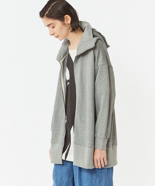 FRAPBOIS（フラボア）の「ビッグフードパーカー（パーカー・レディース・ブラック/グレー系その他/グリーン系その他・1/2）」の5枚目の写真