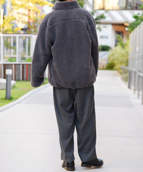 kutir（クティール）の「チェックワイドストレートパンツ（その他パンツ・メンズ・チャコールグレー/ダークブラウン/ベージュ・SMALL/MEDIUM/LARGE）」の5枚目の写真