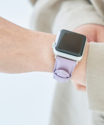 MACAROOON（マカルーン）の「〈MACAROOON/マカルーン〉ゴートレザー アップルウォッチ バンド 38/40/41mmケース対応 / Apple Watch Band（デジタル腕時計）」