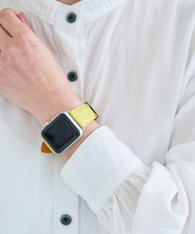 MACAROOON（マカルーン）の「〈MACAROOON/マカルーン〉ゴートレザー アップルウォッチ バンド 38/40/41mmケース対応 / Apple Watch Band（デジタル腕時計）」