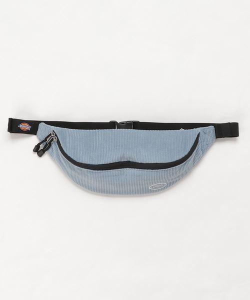 Dickies（ディッキーズ）の「【DICKIES/ディッキーズ】コーデュロイ スマイルギブマーク ワンポイント ウエストバッグ（ボディバッグ/ウエストポーチ・レディース・ブラック/ベージュ/サックスブルー/ピンク・FREE）」の3枚目の写真