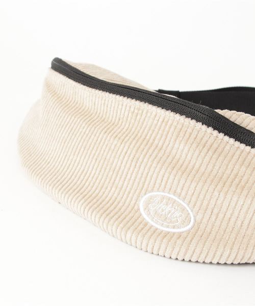 Dickies（ディッキーズ）の「【DICKIES/ディッキーズ】コーデュロイ スマイルギブマーク ワンポイント ウエストバッグ（ボディバッグ/ウエストポーチ・レディース・ブラック/ベージュ/サックスブルー/ピンク・FREE）」の7枚目の写真