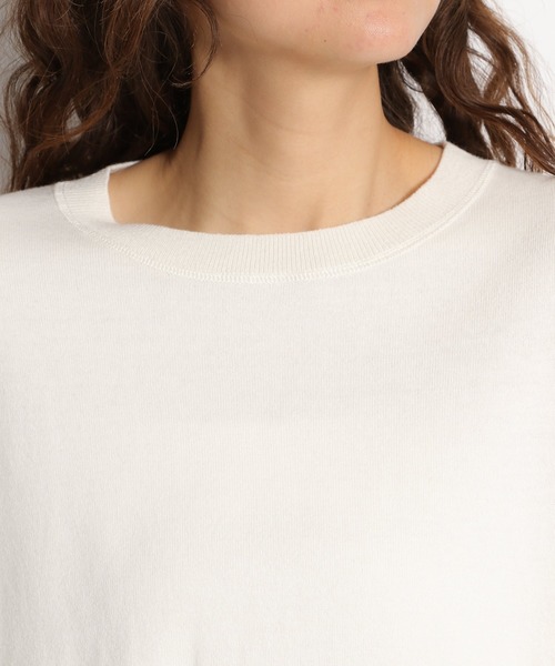 niko and...(ニコアンド)の「ウール混ロンT風ニットプルオーバー(ニット/セーター・レディース・ライトブルー/ブラック/ベージュ/ブラウン/オフホワイト・FREE)」の18枚目の写真