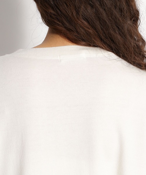 niko and...(ニコアンド)の「ウール混ロンT風ニットプルオーバー(ニット/セーター・レディース・ライトブルー/ブラック/ベージュ/ブラウン/オフホワイト・FREE)」の14枚目の写真