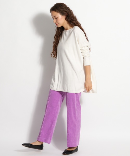 niko and...(ニコアンド)の「ウール混ロンT風ニットプルオーバー(ニット/セーター・レディース・ライトブルー/ブラック/ベージュ/ブラウン/オフホワイト・FREE)」の17枚目の写真