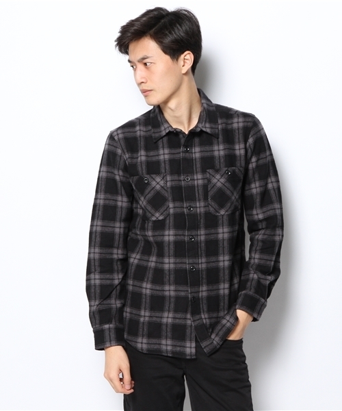 WEGO（ウィゴー）の「WEGO/ヘビーネルシャツ（シャツ/ブラウス・メンズ・ブラック/ブルー/イエロー/レッド・MEDIUM/LARGE）」の8枚目の写真