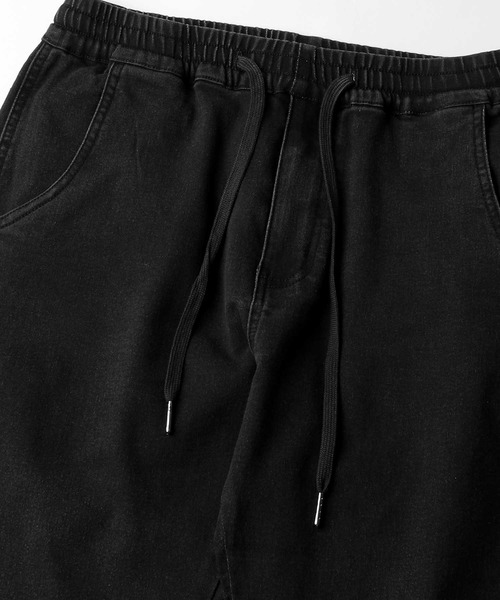 KANGOL(カンゴール)の「【別注・コラボ】ZIP FIVE × KANGOL ストレッチ デニム クロップド ジョガーパンツ(デニムパンツ・メンズ・ネイビー/アイボリー/オリーブ/ブルー/ブラック/ブラック系/サックスブルー/ベージュ・MEDIUM/X-LARGE/LARGE/SMALL)」の19枚目の写真