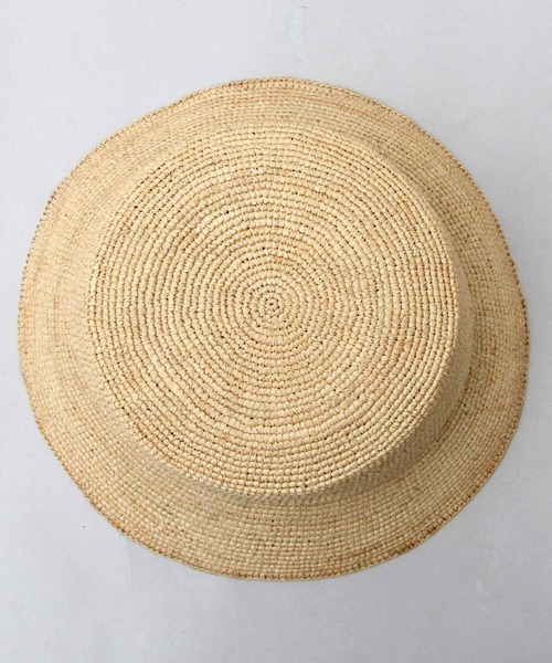 Ruben（ルーベン）の「【 Ruben / ルーベン 】 ラフィア バケットハット / raffia / 天然素材（ハット・メンズ・ベージュ/ブラック/ブラウン・FREE）」の13枚目の写真