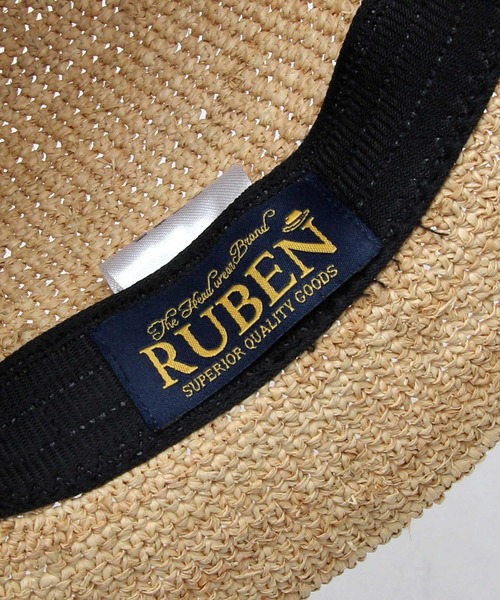 Ruben（ルーベン）の「【 Ruben / ルーベン 】 ラフィア バケットハット / raffia / 天然素材（ハット・メンズ・ベージュ/ブラック/ブラウン・FREE）」の15枚目の写真