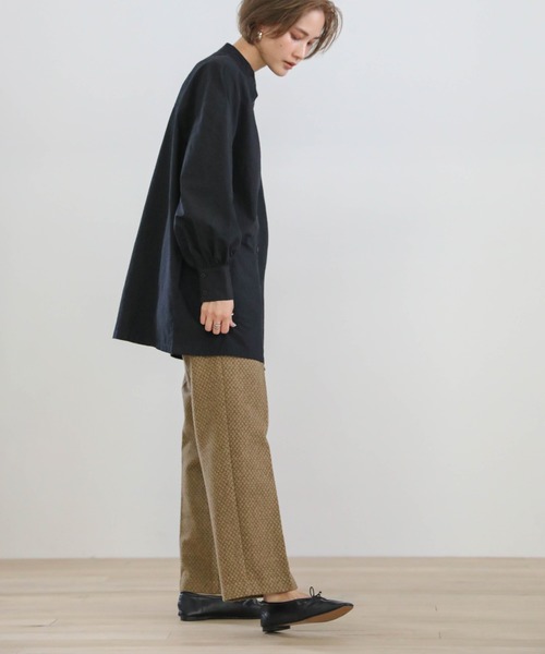 select MOCA（セレクトモカ）の「2020 A/W ハーリキンチェックパンツ(ウール混ストレートセンタープレスパンツ)（その他パンツ・レディース・ブラウン/カーキオリーブ・SMALL/MEDIUM）」の9枚目の写真