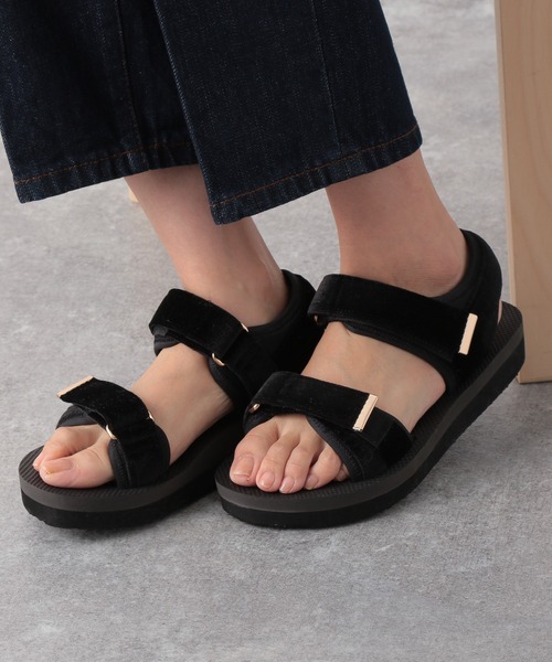 LEPSIM（レプシィム）の「ライトスポーティサンダル2　893141（サンダル・レディース・ブラック/ブラック系その他/ダークブラウン・SMALL/MEDIUM/LARGE）」の19枚目の写真