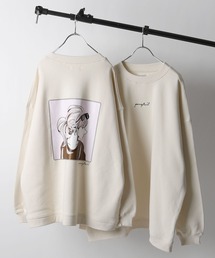 NILWAY（ニルウェイ）の「Ponytailイラストバックプリントスウェット（スウェット・メンズ）」