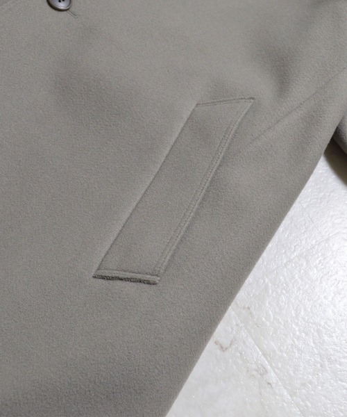 Confirm（コンファーム）の「Confirm / コンファーム ルーズチェスターコート（チェスターコート・メンズ・ブラック/ベージュ/グリーン・M/L）」の14枚目の写真