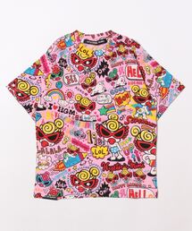 HYSTERIC MINI（ヒステリックミニ）の「DOODLEPOP総柄半袖Tシャツ（Tシャツ/カットソー・キッズ）」