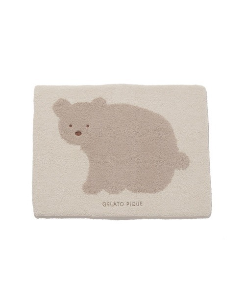 ジェラートピケ バスマット&ルームシューズ タグ付き新品未使用 ベア柄 ベアバスマット(ぬいぐるみ)｜ルームウェア・パジャマ通販の