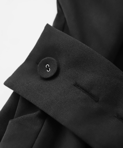 antiqua(アンティカ)の「カジュアルなのに上品♪ジャンプスーツ風ワンピース(ワンピース・レディース・ブラック/カーキ/ベージュ・FREE)」の7枚目の写真